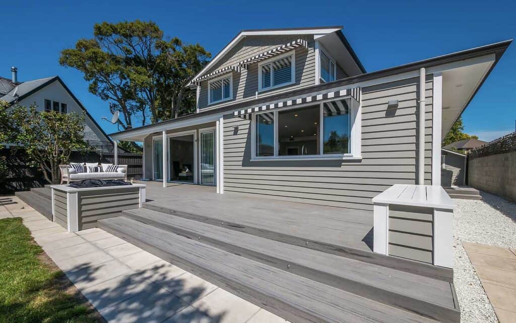 Residential patio.