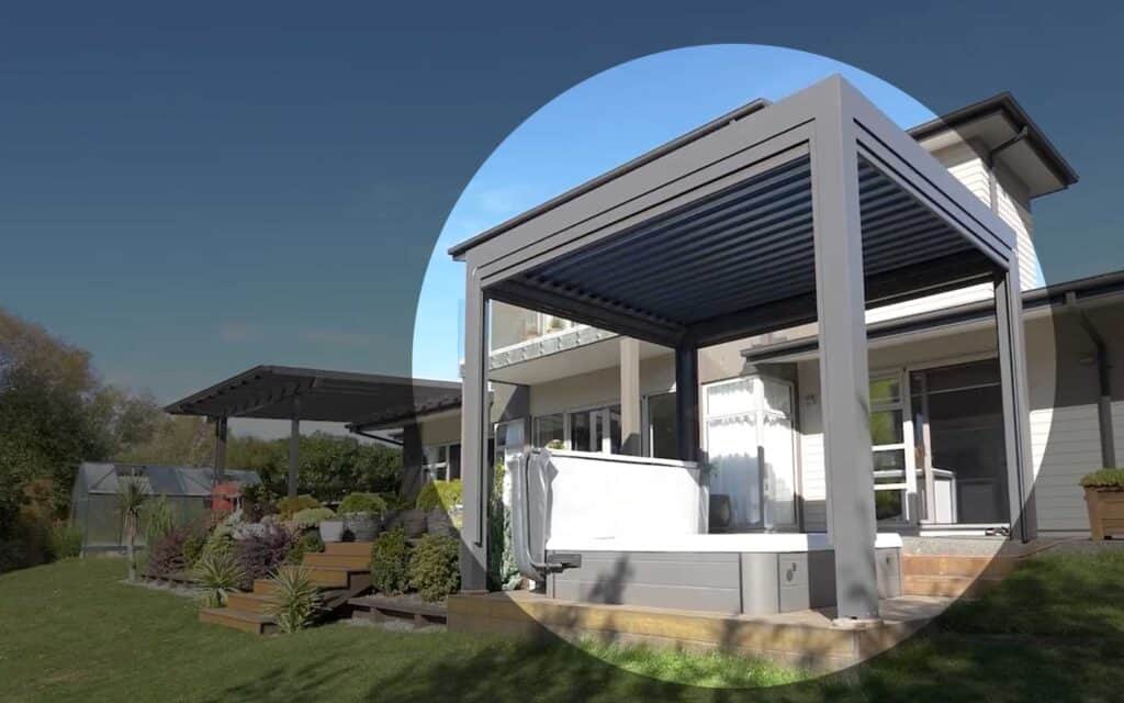 Custom louvres on a house